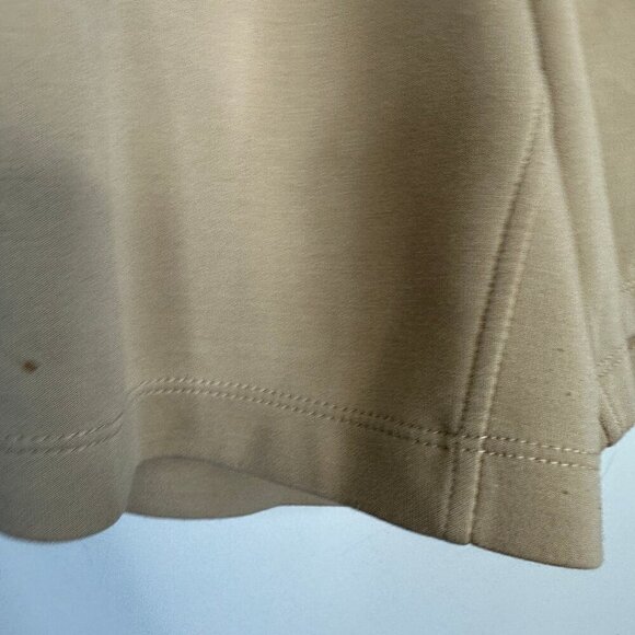 Mondetta Two Piece Matching Sweater Shorts Set Beige Tan Medium Top - Picture 5 of 8